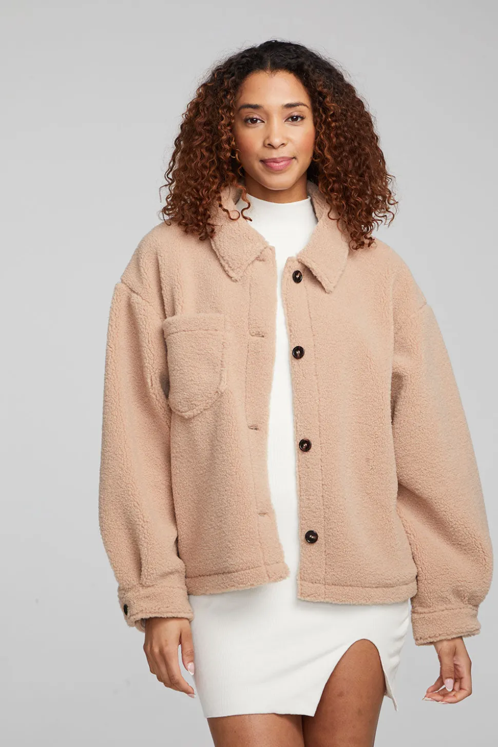 Chaser Brand Bolt Oatmeal Jacket Shop