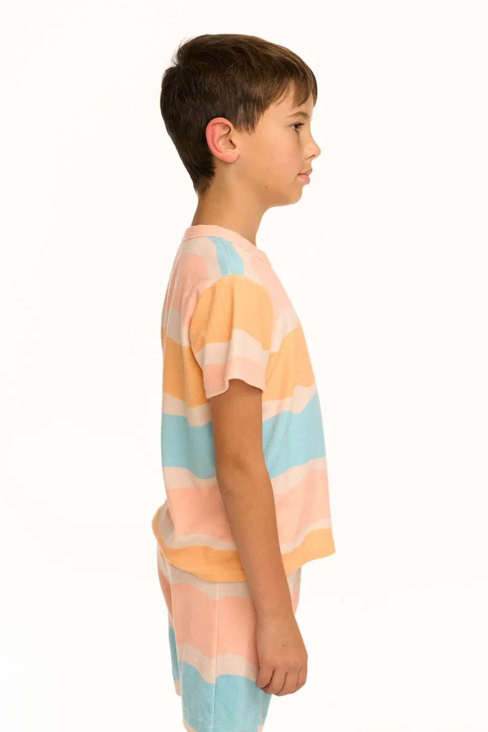 Chaser Brand Boy's Wavy Stripe Tee Sale