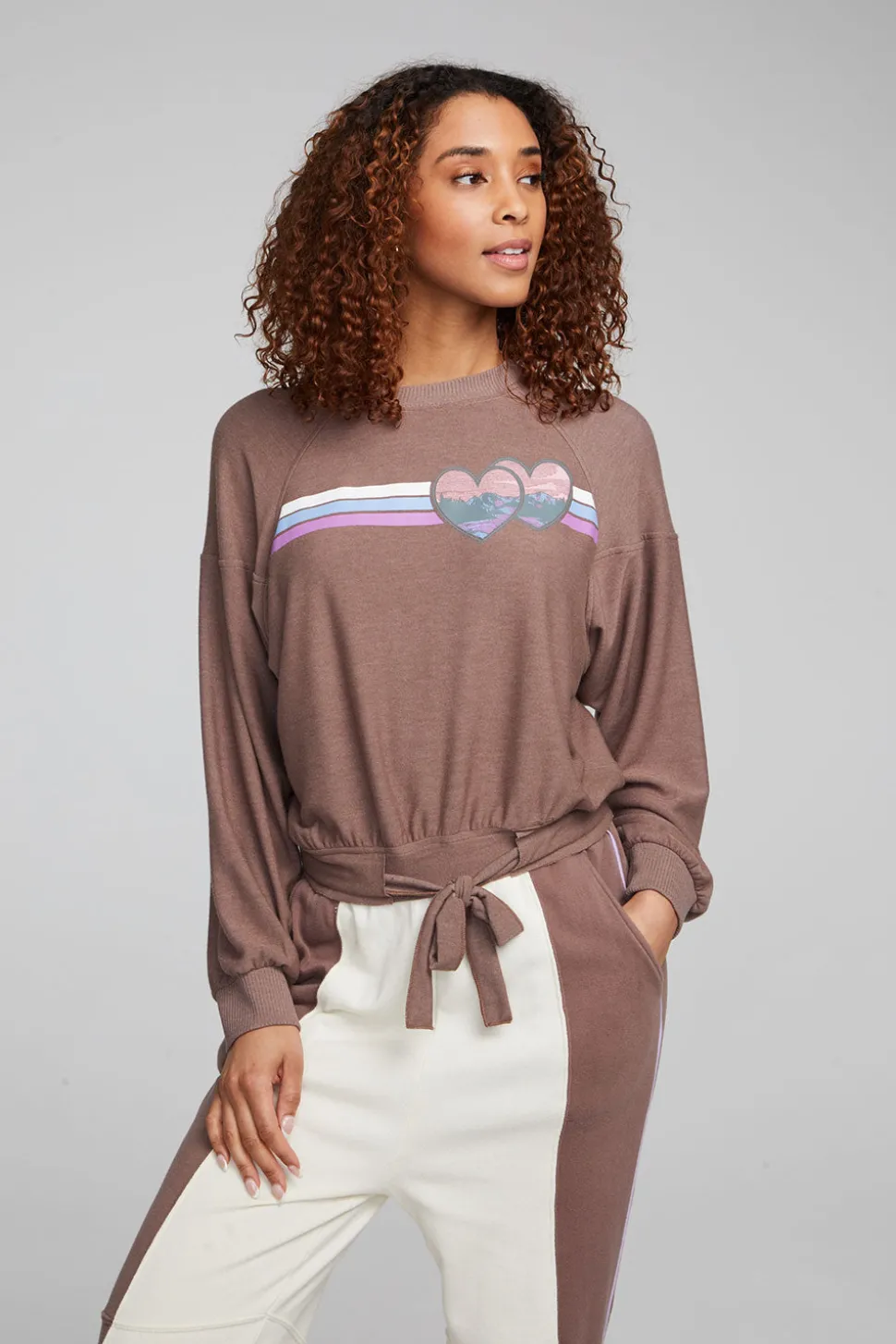 Chaser Brand Camping Hearts Top New