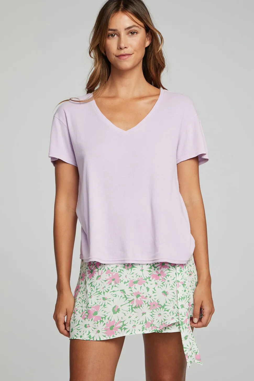 Chaser Brand Everyday Essential V Neck Tee Fashion