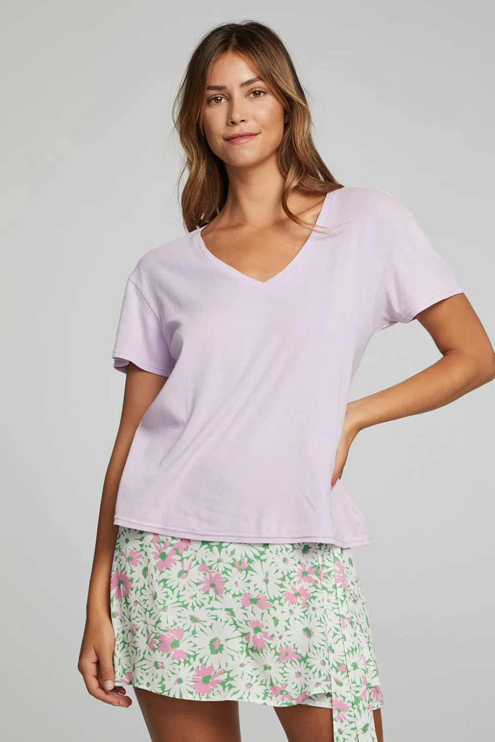 Chaser Brand Everyday Essential V Neck Tee Fashion