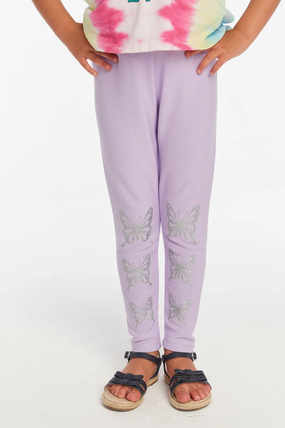 Chaser Brand Glitter Butterflies Pant Best Sale