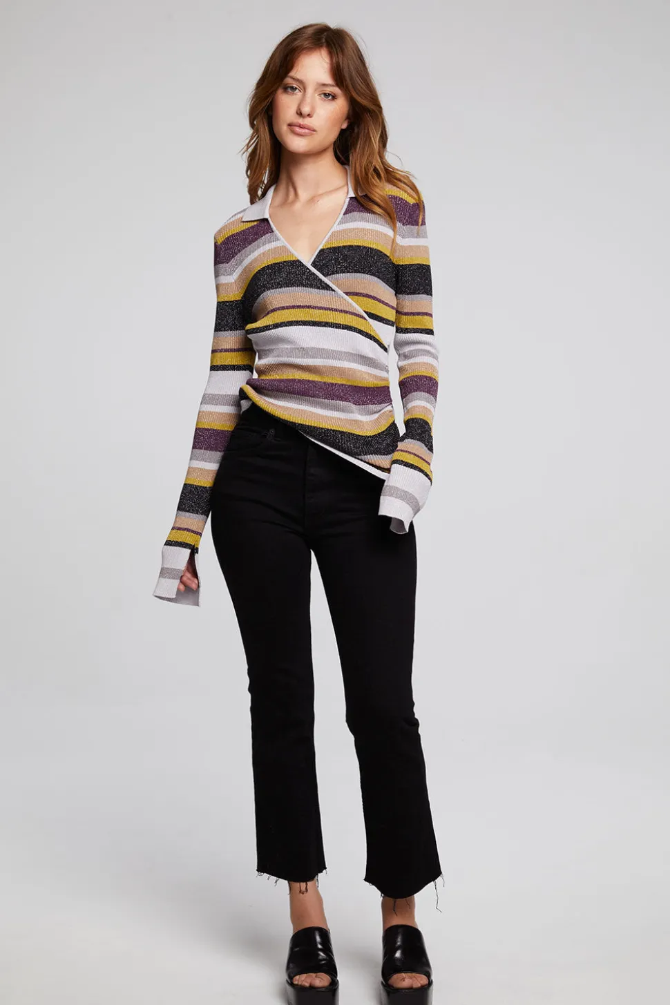 Chaser Brand Harper Haight Street Stripe Long Sleeve Best