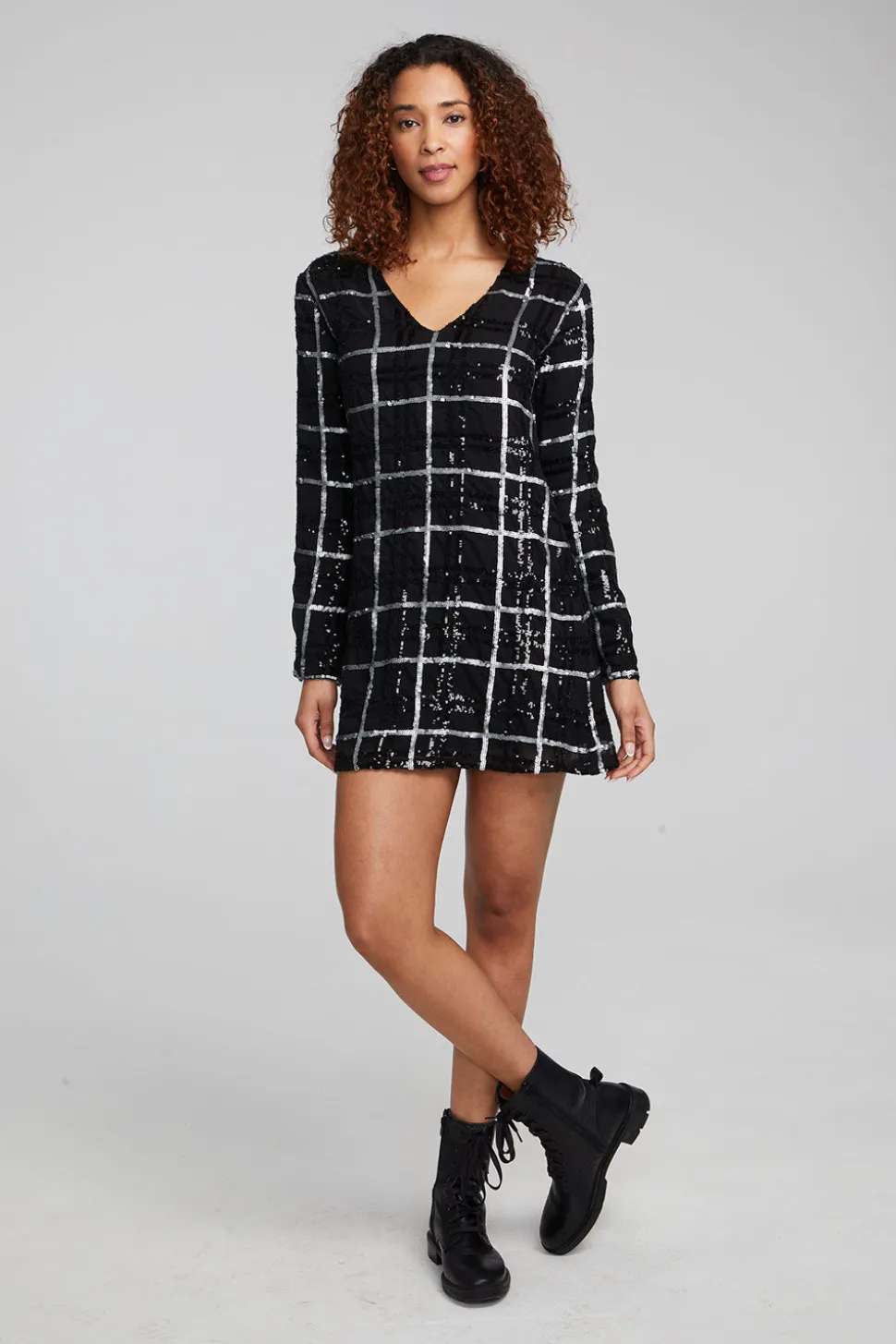 Chaser Brand Hunter Fairfax Plaid Mini Dress Online