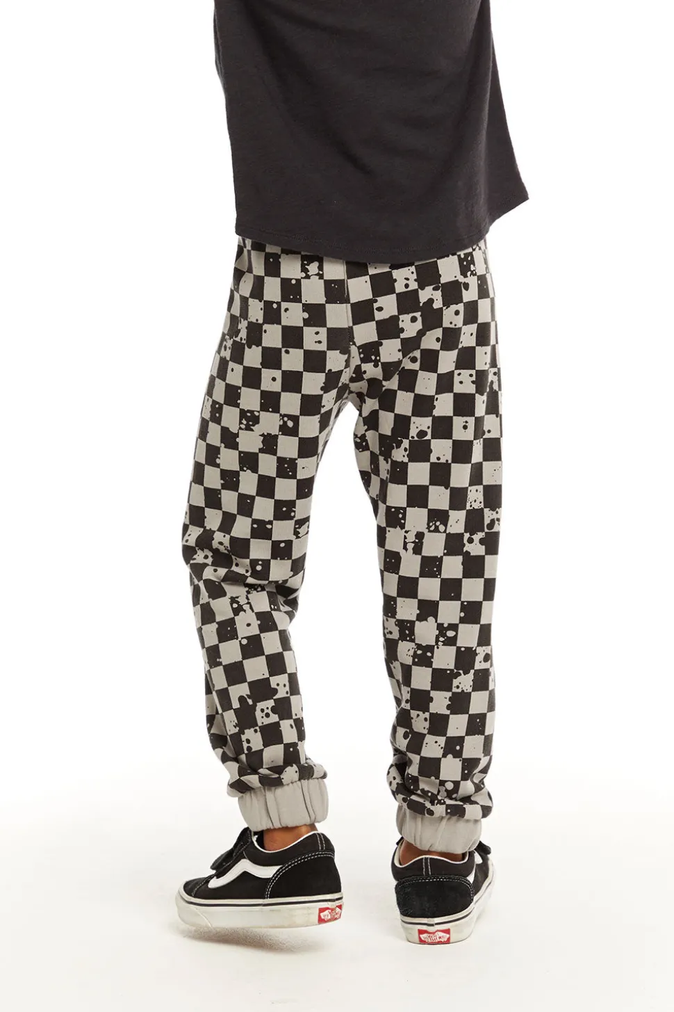 Chaser Brand Lightning Splatter Checker Joggers Sale