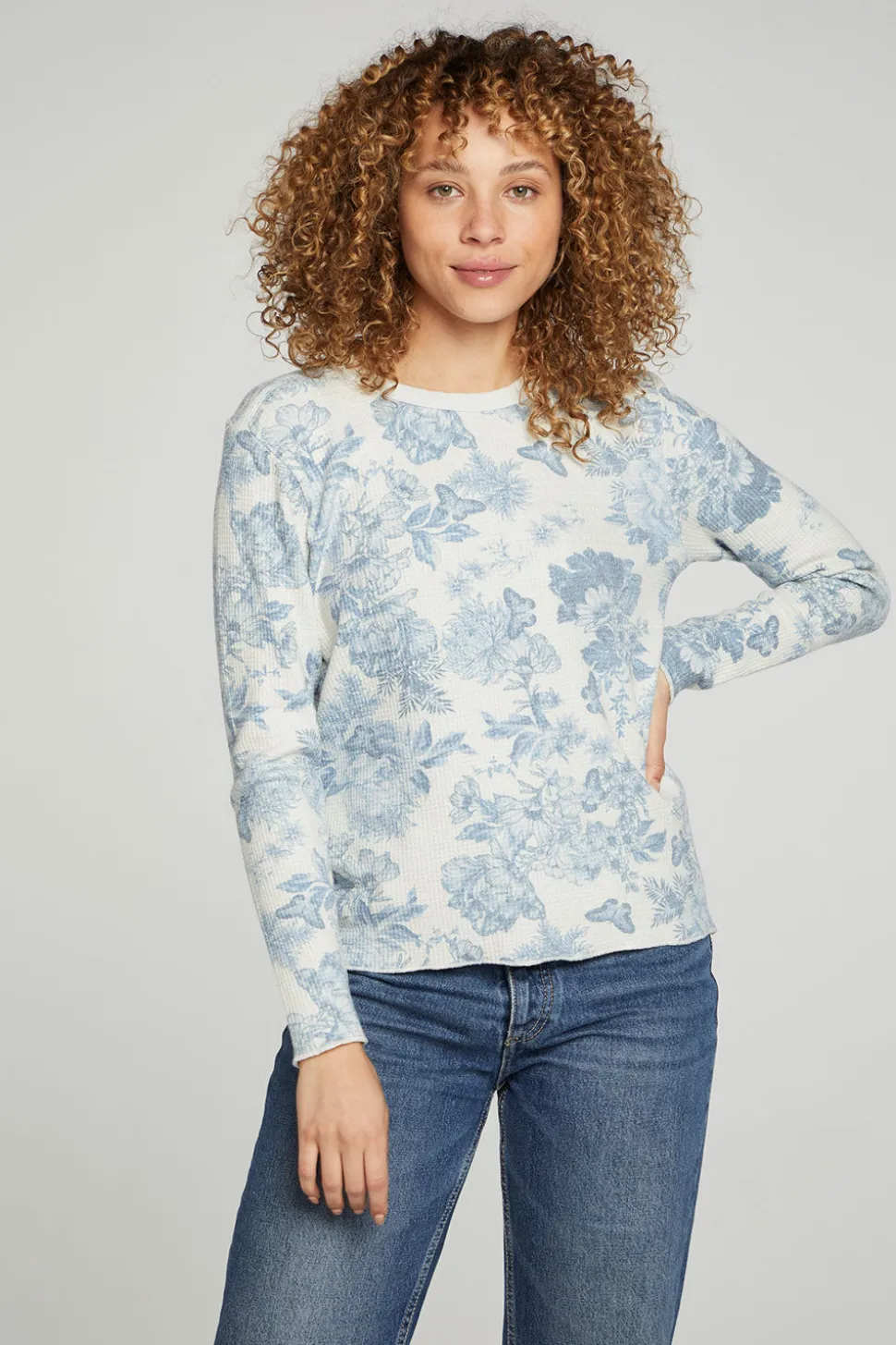 Chaser Brand Long Sleeve Crew Neck Tee Shop
