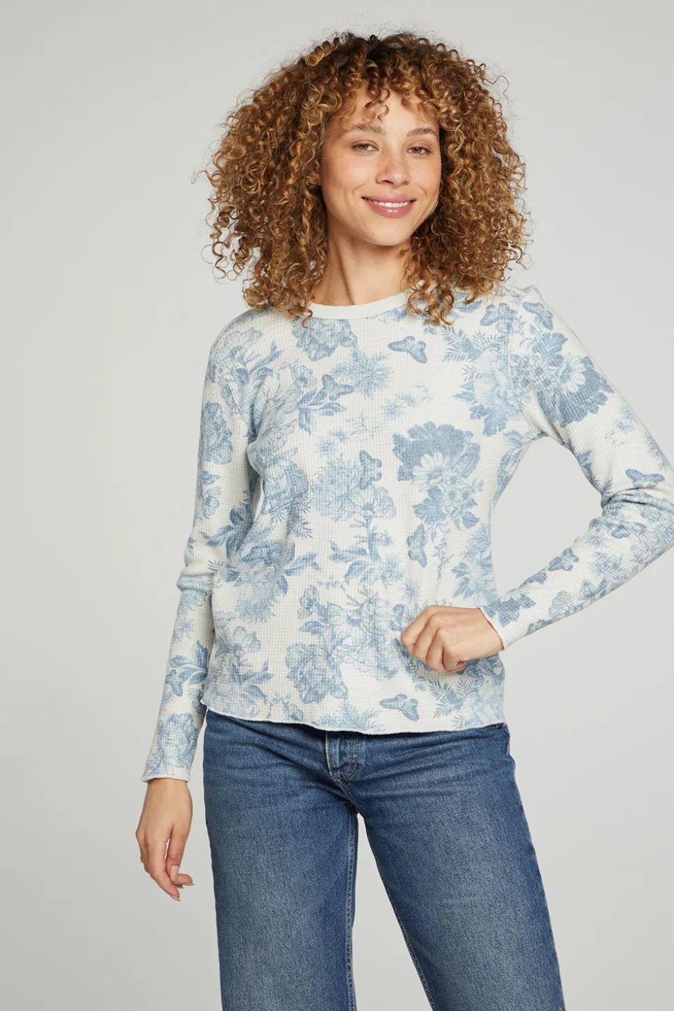 Chaser Brand Long Sleeve Crew Neck Tee Shop