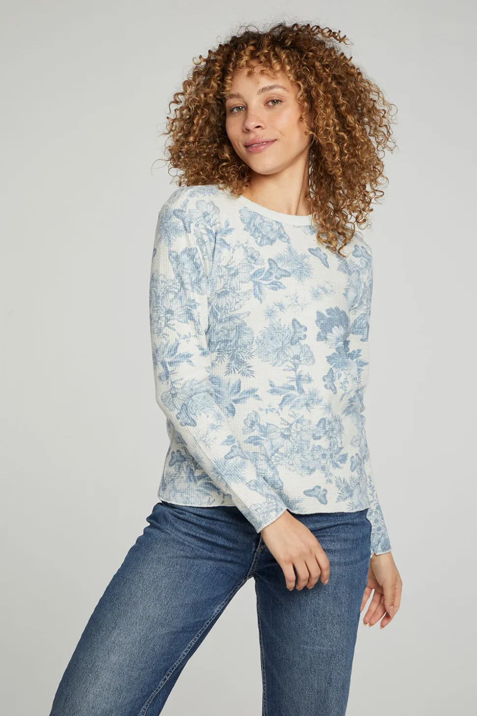 Chaser Brand Long Sleeve Crew Neck Tee Shop