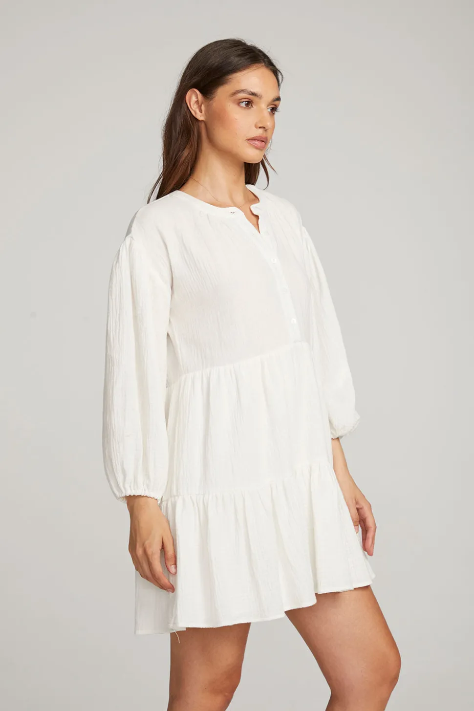 Chaser Brand Magnolia White Mini Dress Sale