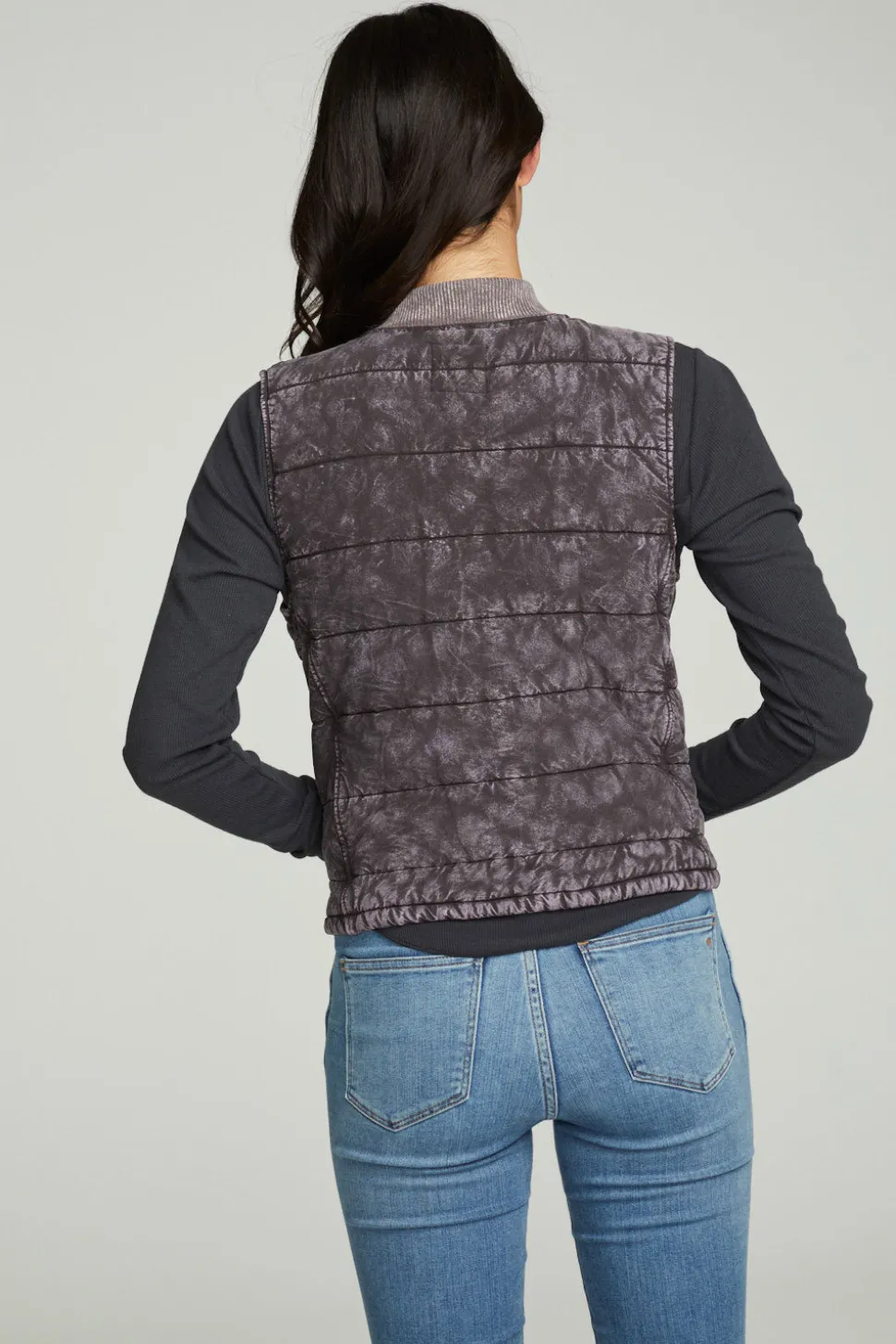 Chaser Brand Quilted Mock Neck Puffer Vest Clearance