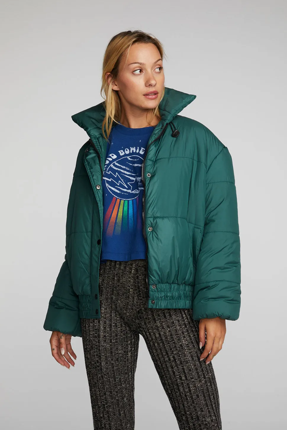 Chaser Brand Quilted Puffer Jacket Fashion