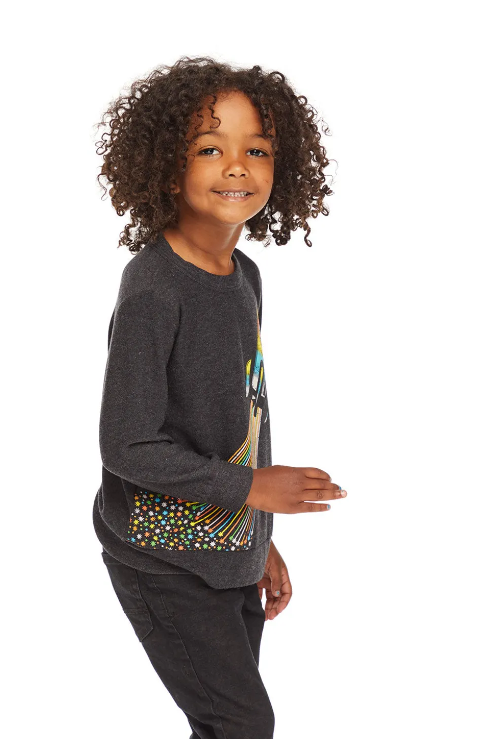 Chaser Brand Rocket Ship Long Sleeve Flash Sale