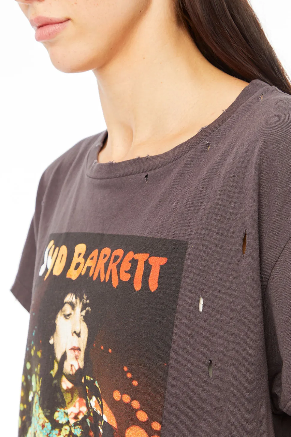 Chaser Brand Syd Barrett - "Syd Psychedelic" Distressed Crew Neck Shop
