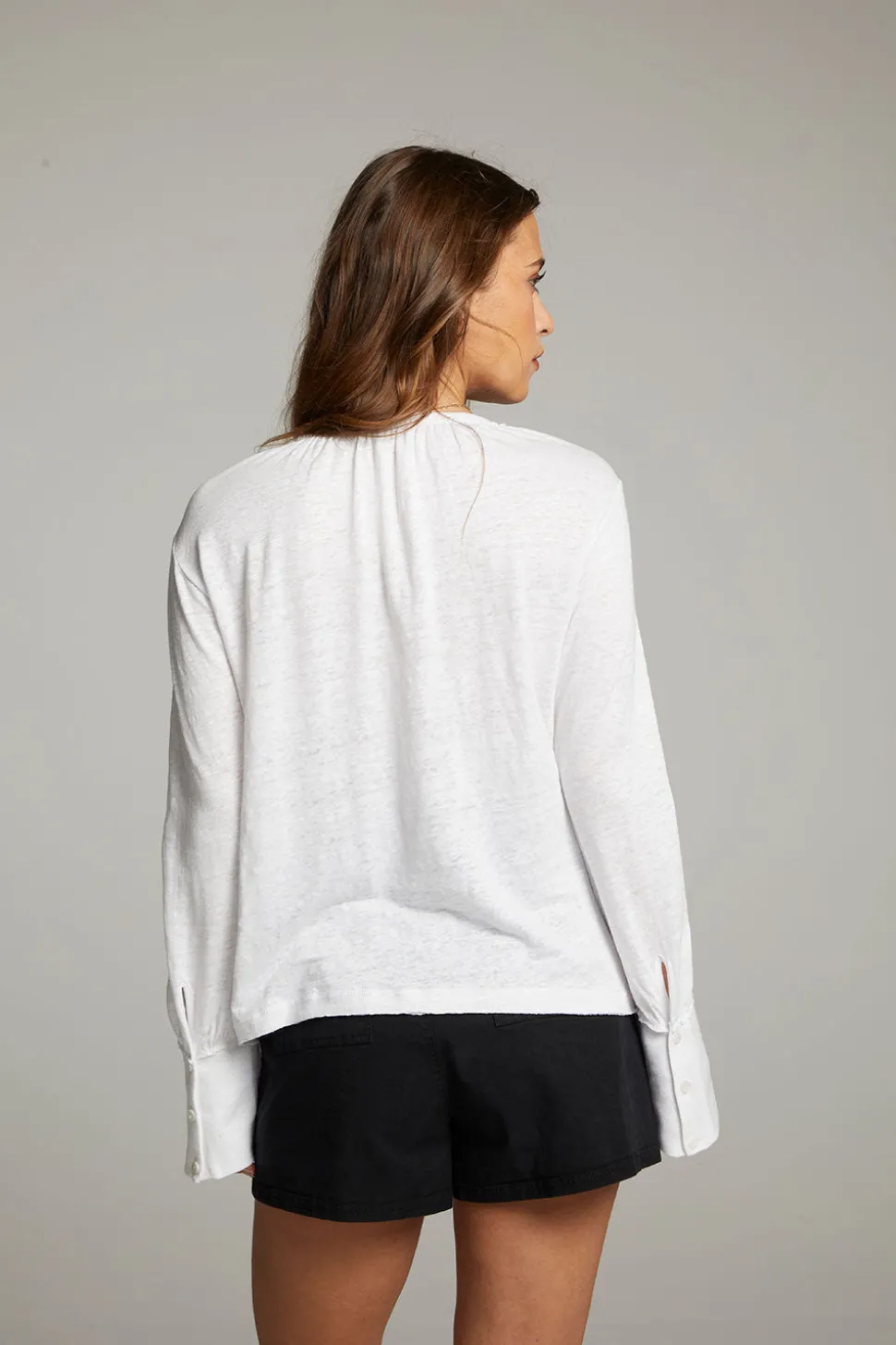 Chaser Brand Warren White Blouse Sale